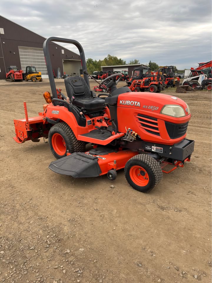2008 Kubota bx1850v + 50” rotary tiller + 54" mower
