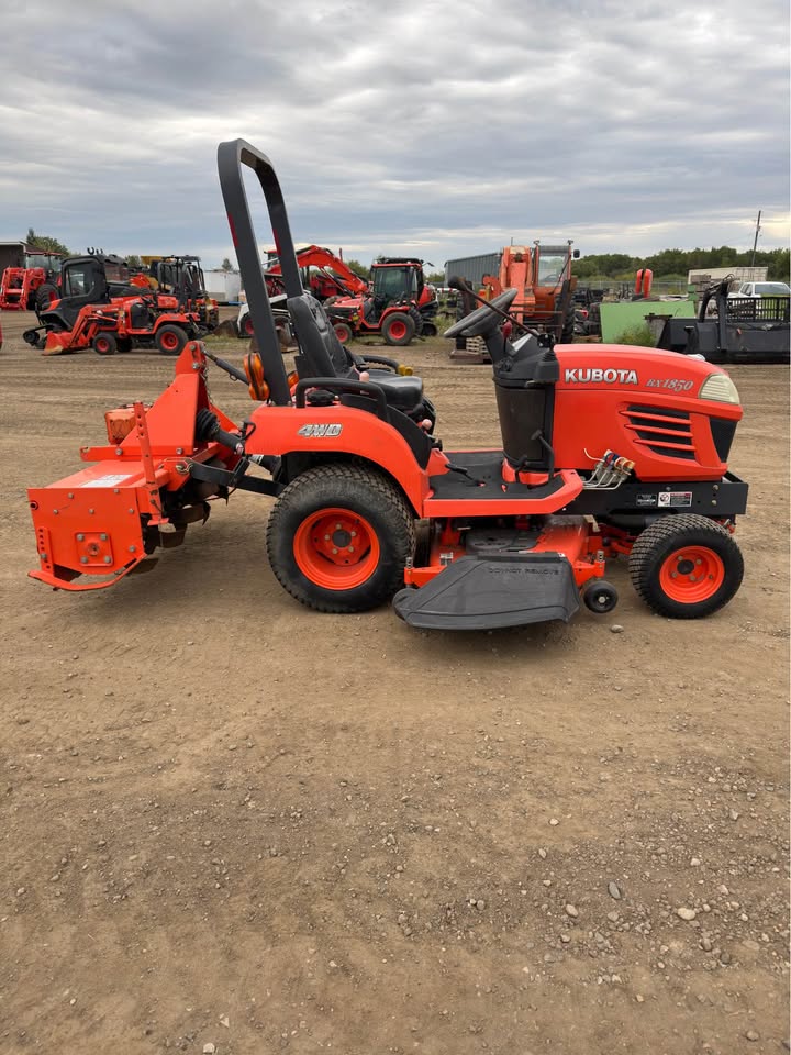 2008 Kubota bx1850v + 50” rotary tiller + 54" mower