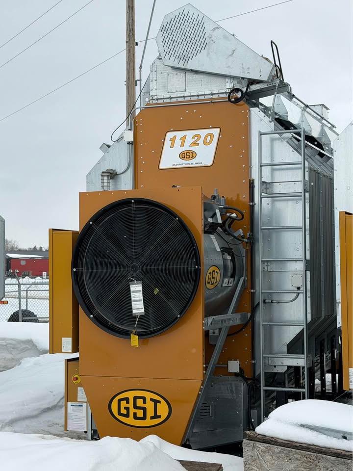 NEW GSI 1120 Grain Dryer Single Fan L.P. 480v