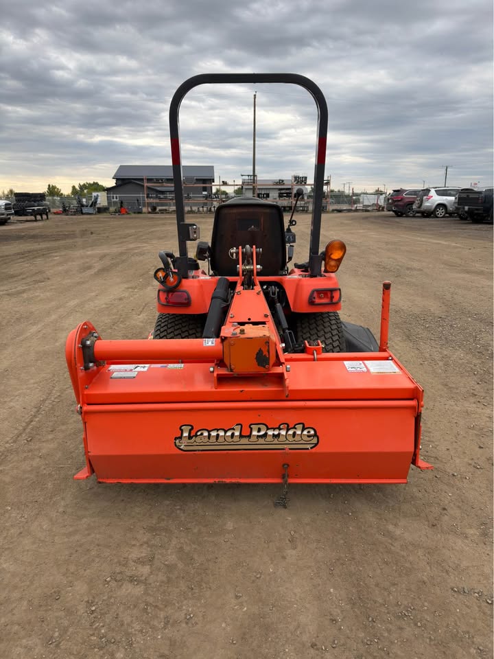 2008 Kubota bx1850v + 50” rotary tiller + 54" mower